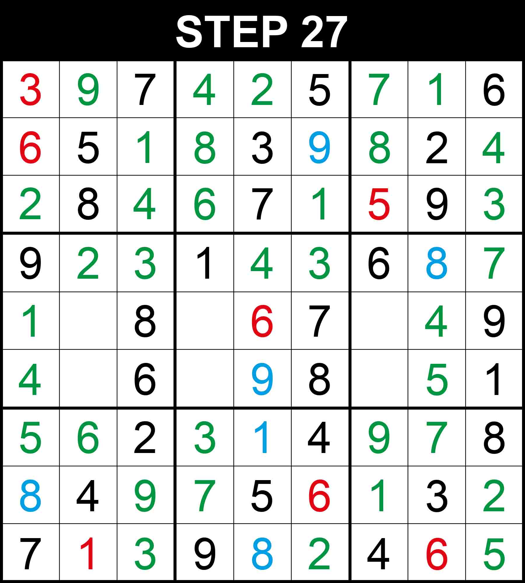 X-Chain , How to solve sudoku puzzles - Solving sudoku strategy